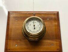 Antico barometro nave tedesca pilota compensato fiera cambio pioggia marina