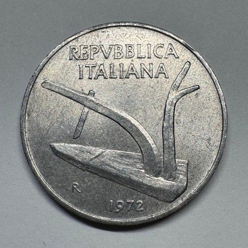 1972 italy lire - 10, beautiful