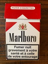 Boite cigarettes vide - tabac