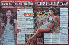 Italian Clipping Ritaglio 2022 CATERINA BALIVO sarà la maestrina sexy 2 PAGINE