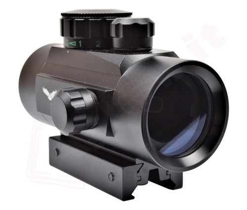 Red dot weaver 20mm - red,