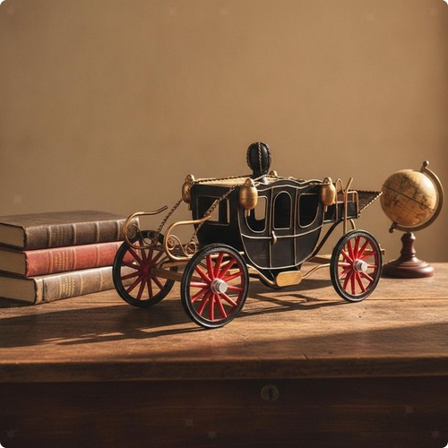 Modellino carrozza regale - di,
