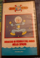 BRACCIO DI FERRO E GLI AMICI NELLO SPAZIO. VHS PANARECORD/KING FEATURES RARA.