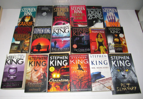 Lot paperback stephen - of,