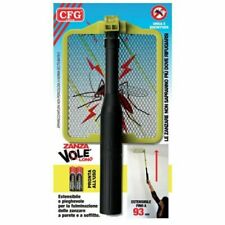 RACCHETTA STERMINA ZANZARE CFG ZANZA VOLE' LONG Z041 ZANZAVOLE LUNGA PIEGHEVOLE