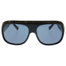 Occhiali da sole Louis Vuitton 1.0 Millionaire Noir Monogram nero oro Z2516U