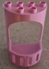 LEGO DUPLO - BALCONE TETTO ROSA - IL  CASTELLO MAGICO DI CENERENTOLA 6154 USATO