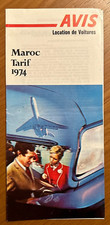 Depliant vintage  AVIS Tariffe