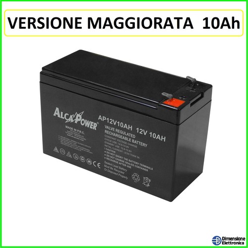 Batteria 12v 10ah piombo - 12v,