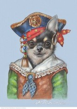 Chihuahua the pirate stampa - pirate,