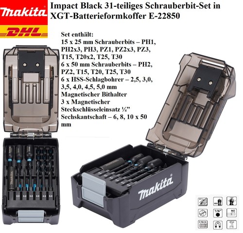 Makita impact black - impact, set