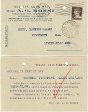 COMMERCIALE - TORINO - RAG. A.G. ROSSI - FORNITURE PER CARROZZERIE, AUTO -50884-