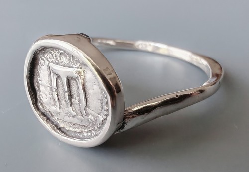 Anello moneta argento - anello,