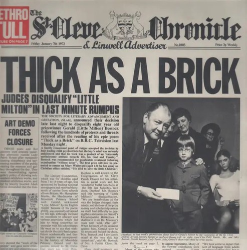 Jethro tull thick brick - jethro, as