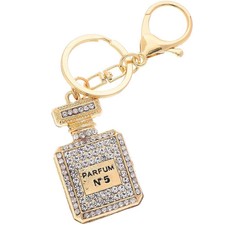 UNA BOMBONIERA SEGNAPOSTO PORTACHIAVI COMPLEANNO COMUNIONE PROFUMO BOTTIGLIA N5