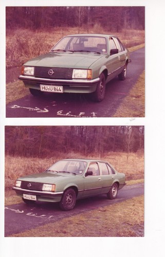 Opel rekord verde 2 foto - verde,,