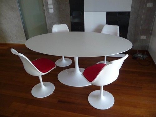 Tavolo tulip ovale laminato - tavolo,