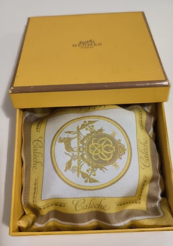 Vintage foulard hermes giallo - vintage,