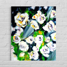 ​Rose dipinto acrilico di