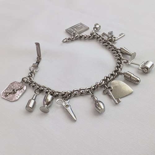 Bracciale charm vintage con - bracciale,