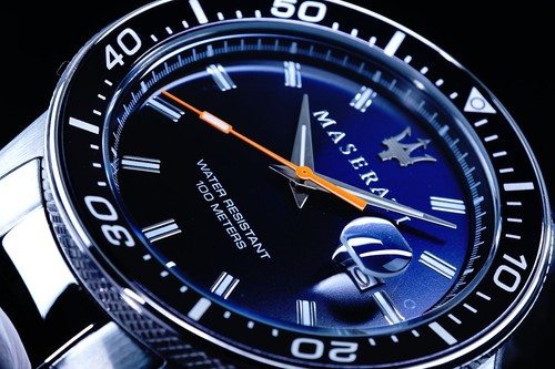 Maserati official watch - maserati, orange