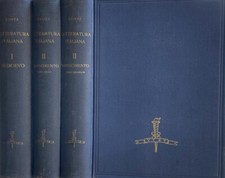Storia della letteratura italiana. . Giuseppe Zonta. 1928. .