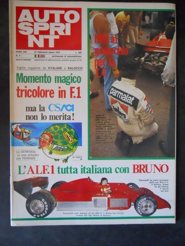 Autosprint 1979 ferrari t4 - ferrari,