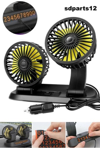 Doppio ventilatore per auto - doppio,