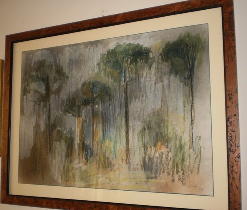 Quadro con pastello pietro - pastello, di