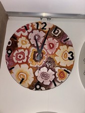 OROLOGIO DA PARETE MODERNO DESIGN FLOREALE - STILE ARTISTICO CONTEMPORANEO