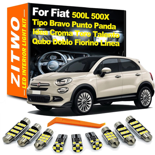 Kit luci led interne fiat - luci,