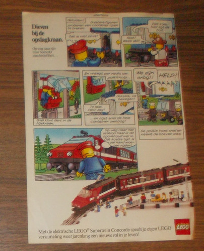 Rara pubblicità lego - rara, trains