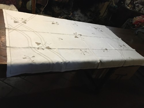 40s embroidery linen - embroidery,