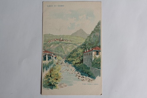 Cpa illustrée italie lago - cpa, di