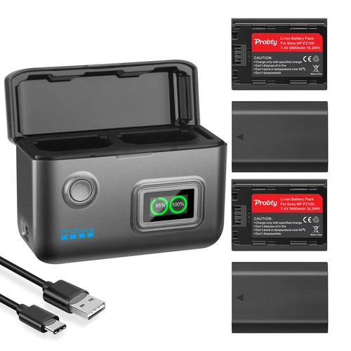Batteria fz100 - np-fz100, +