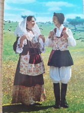 Cartolina Vintage Costumi