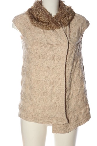 Zara smanicato ecopelliccia - zara,