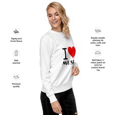 I Love Music - Unisex Premium