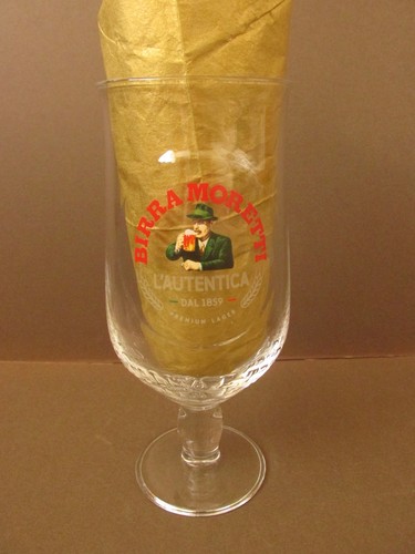 Birra moretti pint glasses 2 - moretti,