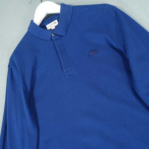 Polo lacoste uomo blu - lacoste,