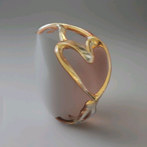 Bracciale cuore felice oro - in,