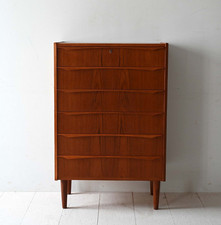MidCentury Cassettiera scandinava in teak 50s/60s, design scandi vintage, 50s