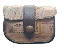 PortaMonete Pelle  Artigianale Interamente Fatto a Mano Pezzo  Unico 