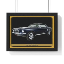 Poster iconico Ford Mustang GT