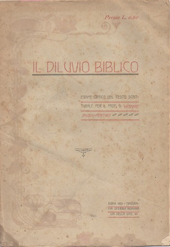Diluvio biblico esame - il,