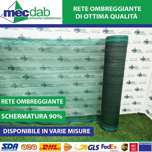 Rete ombreggiante verde con - ombreggiante,