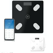 BILANCIA PESAPERSONE DIGITALE BLUETOOTH ELETTRONICA VETRO PORTATA 180 KG B24 SC0