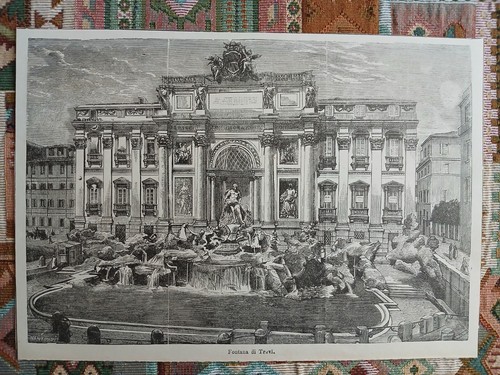 Fontana trevi roma - di,