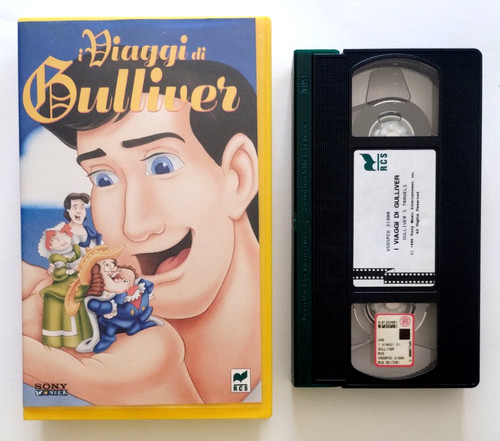 Vhs viaggi gulliver film - vhs,
