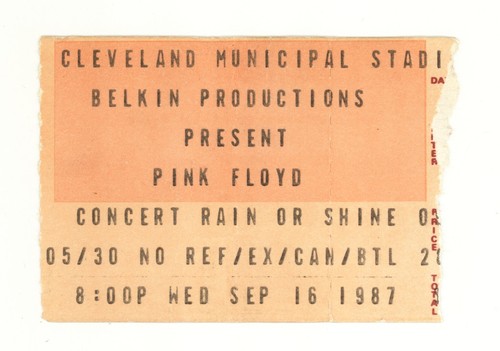Biglietto raro pink floyd - raro,